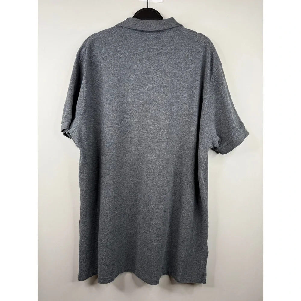 Polo Ralph Lauren Mens XXL Classic Fit Grey Short Sleeve Polo Shirt 100% Cotton